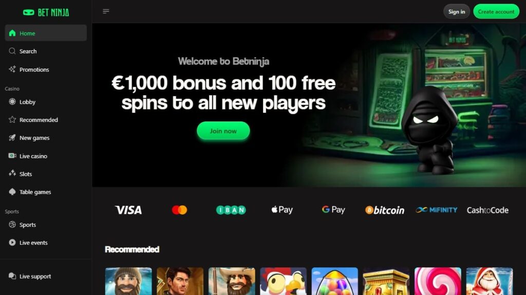 buitenlandse casino aanbieder betninja homepage