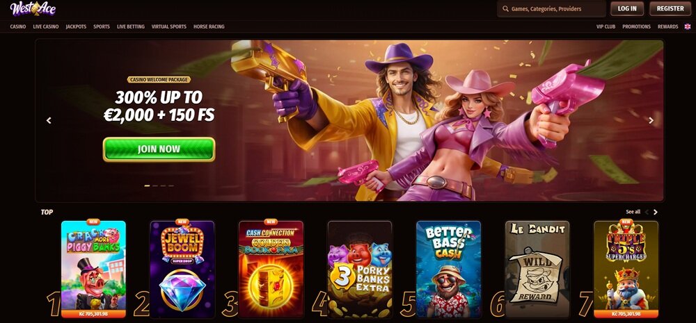 homepage van buitenlands online casino westace